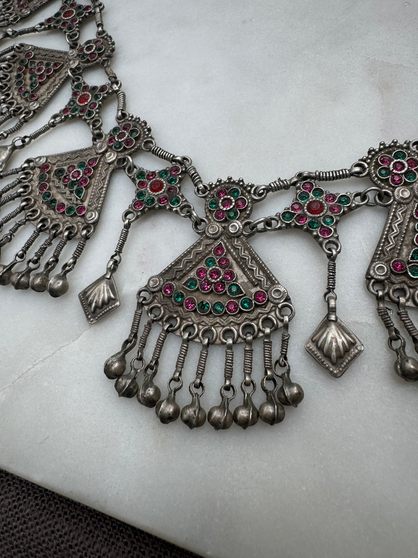Vintage silver necklace from Pakistan